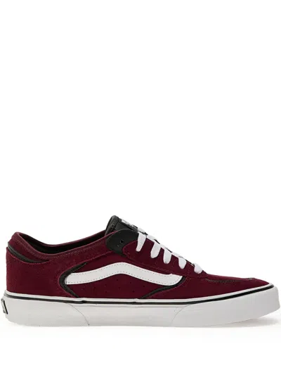 Vans Rowley Classic Suede Lace-up Sneakers In Red
