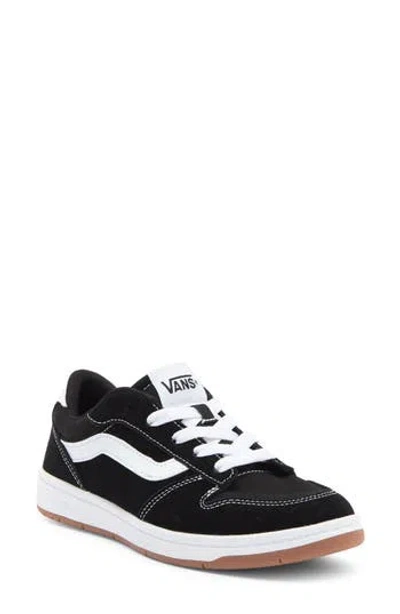 Vans Ryland Sneaker In Suede/canvas Black/white