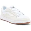 Vans Ryland Sneaker In Suede/canvas White/white