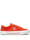 Vans Saddle Sid Pro Skate Sneakers In Red
