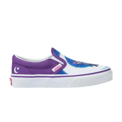 Pre-owned Vans Sailor Moon X Classic Slip-on Kids 'pretty Guardian' | Blue | Kid's Size 2