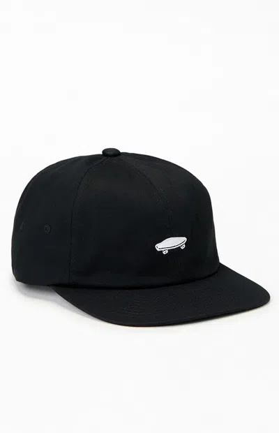 Vans Salton Jockey Hat In Black In Metallic