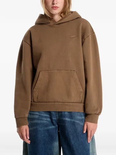 Vans Salton Washed Pullover Hoodie In Brown