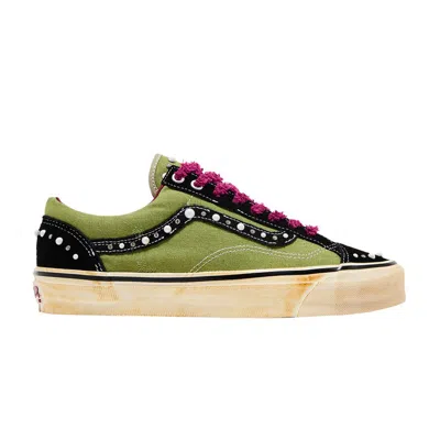 Pre-owned Vans Satoshi Nakamoto X Old Skool Reissue 36 'pearlized Army' In Green