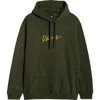 Vans Scripted Logo Cotton Blend Hoodie In Animal Print