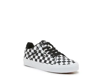 Vans Seldan Check Sneaker Kids' In White/black