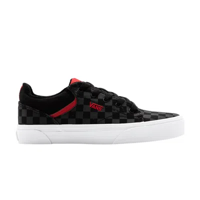 Pre-owned Vans Seldan 'checkerboard - Black Red'
