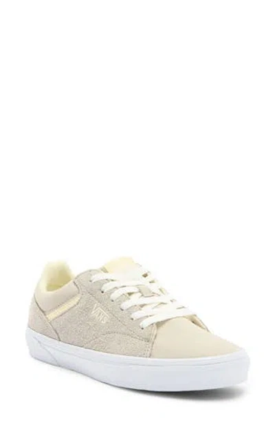 Vans Seldan Sneaker In Hairy Suede Lemon Icing