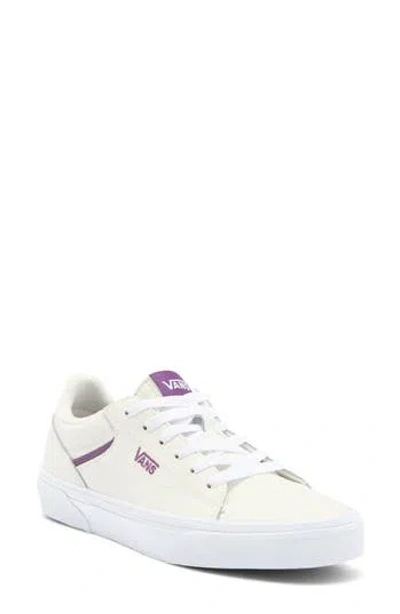 Vans Seldan Sneaker In Leather Retro Pop Grape Jam