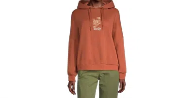 Vans Shadows Loose Pullover Hoodie In Auburn In Brown