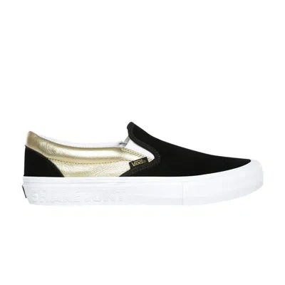 Pre-owned Vans Shake Junt X Slip-on Pro 'black Gold'