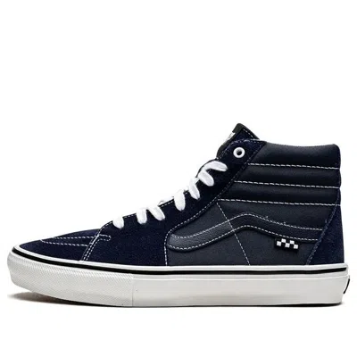 Vans Shoes Skate Shoes 'navy Blue White' In Multi