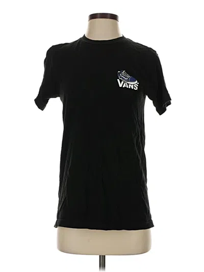 Pre-owned Vans Short Sleeve T-shirt In Black