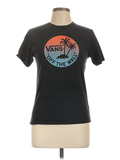 Pre-owned Vans Short Sleeve T-shirt In Black