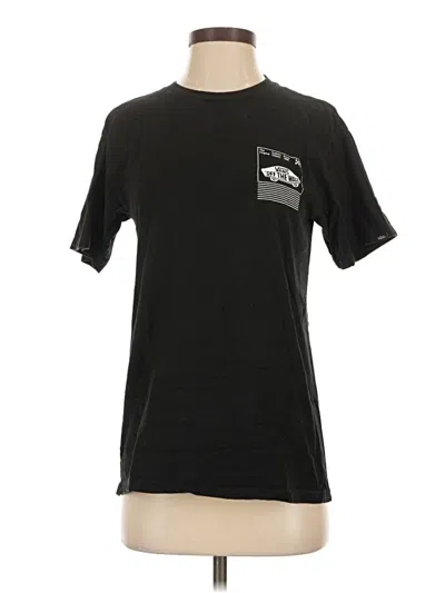 Pre-owned Vans Short Sleeve T-shirt In Black