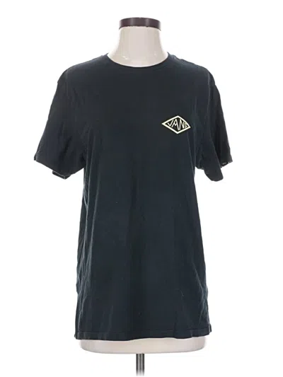 Pre-owned Vans Short Sleeve T-shirt In Black