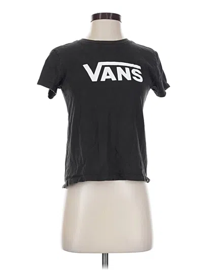 Pre-owned Vans Short Sleeve T-shirt In Black