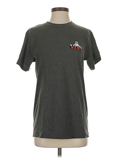 Pre-owned Vans Short Sleeve T-shirt In Gray
