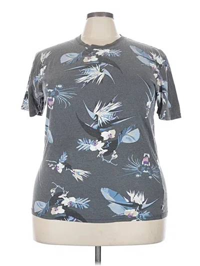 Pre-owned Vans Short Sleeve T-shirt In Gray