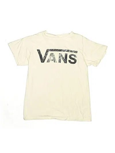 Pre-owned Vans Kids' Short Sleeve T-shirt In Ivory