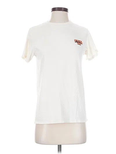 Pre-owned Vans Short Sleeve T-shirt In Ivory