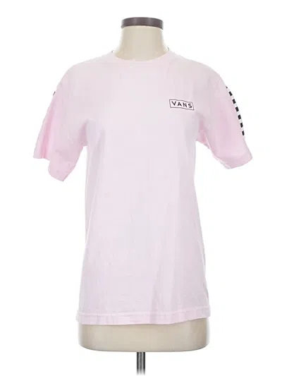 Pre-owned Vans Short Sleeve T-shirt In Pink