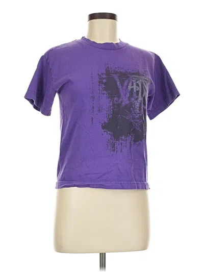 Pre-owned Vans Short Sleeve T-shirt In Purple