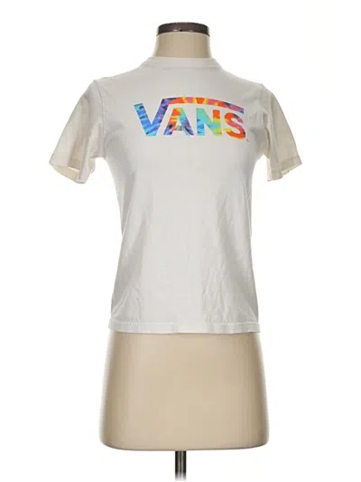 Pre-owned Vans Short Sleeve T-shirt In Silver