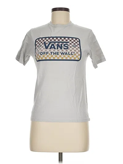 Pre-owned Vans Short Sleeve T-shirt In Silver