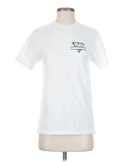 Pre-owned Vans Short Sleeve T-shirt In White