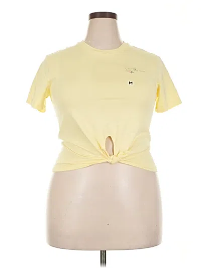 Vans Short Sleeve T-shirt In Yellow