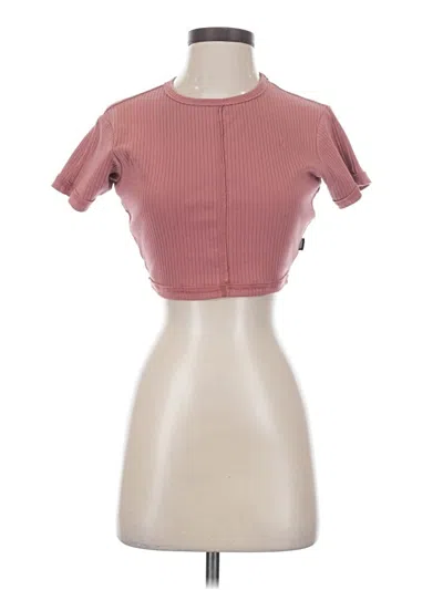 Pre-owned Vans Short Sleeve Turtleneck In Pink