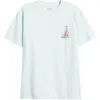 Vans Shredwinds Graphic T-shirt In Blue