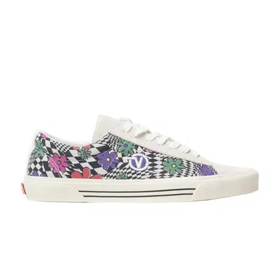 Pre-owned Vans Sid 'floral Checkerboard' In White
