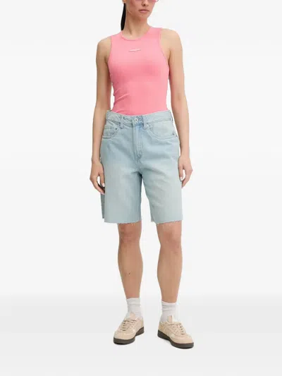 Vans Sirelle Cut-off 9'' Jorts In Pink