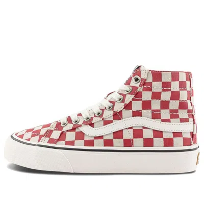 Vans Sk8-hi 38 Decon Sf 'red White' In Pink