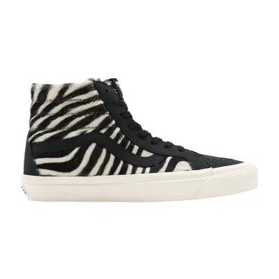 Pre-owned Vans Sk8-hi 38 Dx 'anaheim Factory - Zebra' In Black