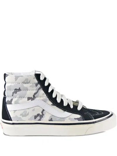 Vans Sk8-hi 38 Dx Anaheim Factory Camouflage-print Sneakers In Neutral