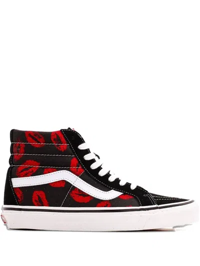 Vans Sk8-hi 38 Dx Anaheim "hot Lips" Trainers In Black