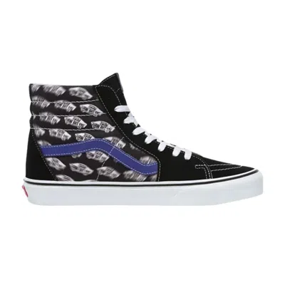 Pre-owned Vans Sk8-hi 'blur Boards' In Black