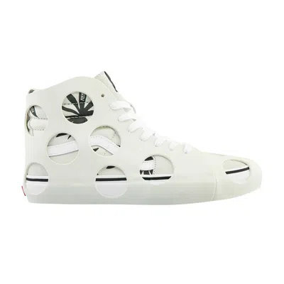 Pre-owned Vans Sk8-hi Cage Vlt Lx 'polka Dot Checkered - Marshmallow' In Cream