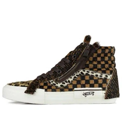 Vans Sk8-hi Cap Lx 'animal Pack' In Brown