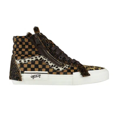 Pre-owned Vans Sk8-hi Cap Lx 'animal Prints' In Brown