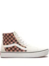 Vans Comfycush Mixed Print Sk8-hi Sneaker In Neutrals