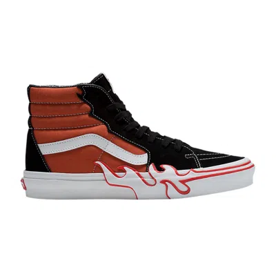 Pre-owned Vans Sk8-hi 'flame - Burnt Ochre' In Red