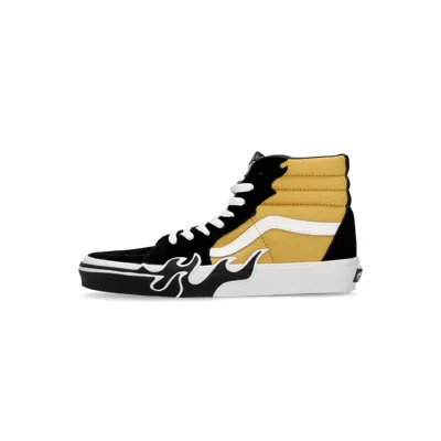 Vans Sk8-hi Flame Black/yellow Men's High Shoe