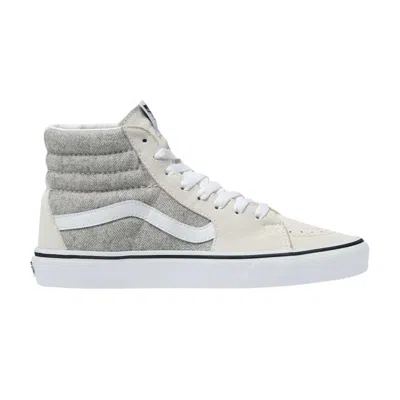 Pre-owned Vans Sk8-hi 'herringbone' In White