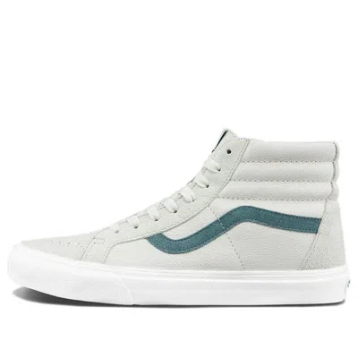 Vans Sk8-hi High Top Retro Skate Shoes Unisex Light Grey Light Gray