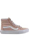 Vans Sk8-hi Leather Sneakers In Pink