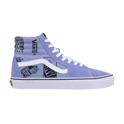Pre-owned Vans Sk8 Hi 'logo Mix' | Blue | Men's Size 12
